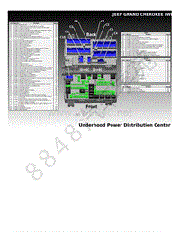 2020年大切诺基（GRAND CHEROKEE）电路图-配电中心布局视图