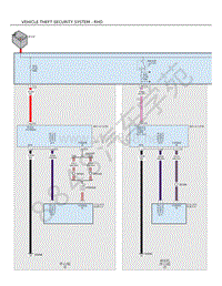 2021年大切诺基（GRAND CHEROKEE）电路图-车辆防盗安全系统-右舵驾驶