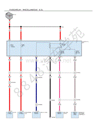 2019年大切诺基（GRAND CHEROKEE）电路图-保险丝 继电器-其他-6.2升（配电中心-辅助）