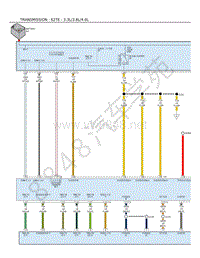 2010年CARAVAN 道奇凯领商务车电路图-变速器-62TE---3.3L_3.8L_4.0L