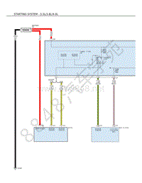 2010年CARAVAN 道奇凯领商务车电路图-启动系统-3.3L_3.8L_4.0L