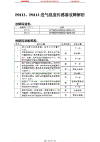 比亚迪_M6_2011_发动机控制系统（M7.8）_P0112P0113进气温度传感器故障