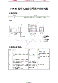 河铃木_北斗星_0000_电动转向系统_DTC22发动机速度信号