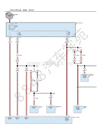 2013年JEEP牧马人（Wrangler）电路图-保险丝 继电器 - ASD - 柴油机 （模块-全集成电源）