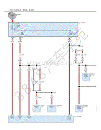 2012年JEEP牧马人（Wrangler）电路图-保险丝 继电器 - ASD - 柴油机 （全集成电源）