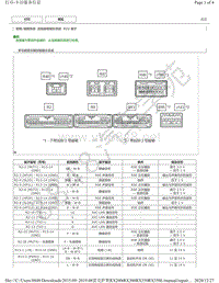 2015年-2019年雷克萨斯RX200t RX300 RX350 RX350L-后排座椅娱乐系统 ECU 端子图