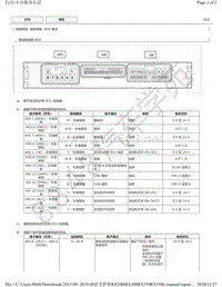 2015年-2019年雷克萨斯RX200t RX300 RX350 RX350L-启停系统 ECU 端子图