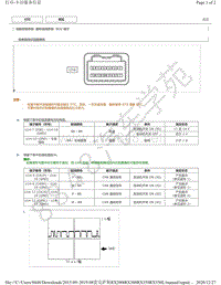 2015年-2019年雷克萨斯RX200t RX300 RX350 RX350L-路标侦测系统 ECU 端子图