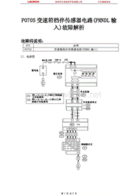 斯巴鲁_傲虎_2006_自动变速器系统_P0705变速箱档伴传感器电路PRNDL输入