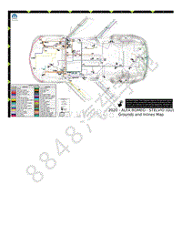 2019年-2020年阿尔法罗密欧STELVIO电路图-车辆接地 内联接插件图