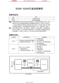 中国丰田_汉兰达_2009_起动系统2GR-FE_B2282 B2283车速故障解析