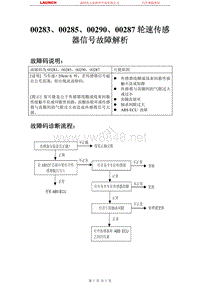 奇瑞_开瑞_2008_防抱死制动系统_00283002850029000287轮速传感器信号故障