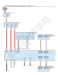 2019年-2020年阿尔法罗密欧STELVIO电路图-电子限滑差速器系统--2.9L