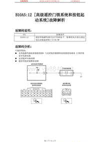 中国马自达_睿翼_2009_防盗系统_B10A512 高级遥控门锁系统和按钮起动系统