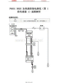 斯巴鲁_傲虎_2006_发动机系统_P0031 HO2S 加热器控制电路低（第 1 排传感器 1）