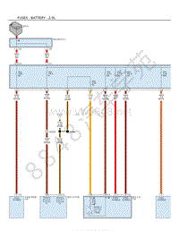 2017年JEEP自由侠国产版（RENEGADE）电路图-保险丝 蓄电池--2.0L配电中心-前）