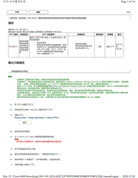 2019年前雷克萨斯RX200 RX300 RX350车型起停系统DTC-P0C2B15