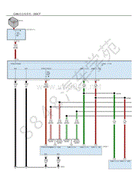 2017年JEEP自由侠国产版（RENEGADE）电路图-CAN C总线系统 - DDCT