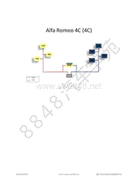 2016年阿尔法罗密欧4C ALFA ROMEO 4C电路图-总线网络拓扑