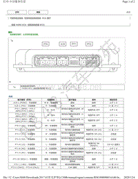 2017年雷克萨斯LC500h模块针脚图-可变传动比转向系统ECU端子图