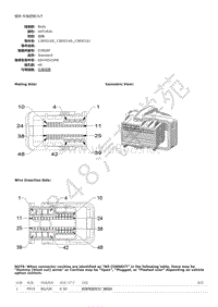 2020年大切诺基（GRAND CHEROKEE）端子图 -模块-车身控制C6-F