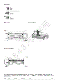 2020年大切诺基（GRAND CHEROKEE）端子图 -紧急援助模块C1