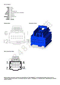 2020年大切诺基（GRAND CHEROKEE）端子图 -模块-驻车辅助C1