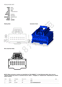 2013年大切诺基（GRAND CHEROKEE）端子图-模块-盲点监控