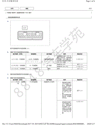 2015年-2019年雷克萨斯LS500h模块针脚图 - 后遮阳帘系统 ECU 端子图