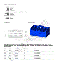 2013年大切诺基（GRAND CHEROKEE）端子图-模块-视频屏幕C3