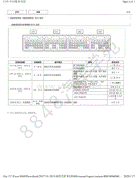 2015年-2019年雷克萨斯LS500h模块针脚图 - 巡航控制系统 ECU 端子图