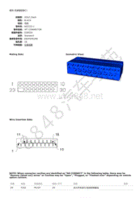 2013年大切诺基（GRAND CHEROKEE）端子图-模块-变速器控制C1