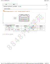 2015年-2019年雷克萨斯LS500h模块针脚图 - 路标侦测系统（立体式摄像机） ECU 端子图