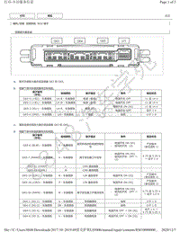 2015年-2019年雷克萨斯LS500h模块针脚图 - 空调系统 ECU 端子图