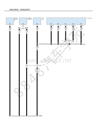 2012年大切诺基（GRAND CHEROKEE）电路图-接地-G906_G907