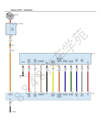 2011年大切诺基（GRAND CHEROKEE）电路图-媒体端口 - 高级版