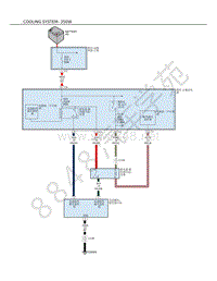 2011年大切诺基（GRAND CHEROKEE）电路图-冷却系统--350W