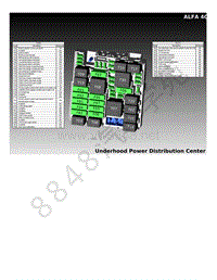 2019年阿尔法罗密欧4C ALFA ROMEO 4C电路图-配电中心布局视图
