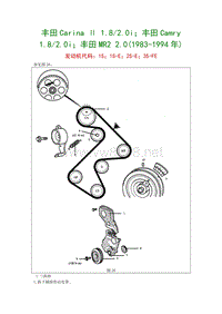 07-丰田Carina Ⅱ 1.82.0i丰田Camry 1.82.0i丰田MR2 2.0