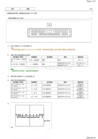 2018年丰田皇冠碰撞预测安全系统电脑端子图