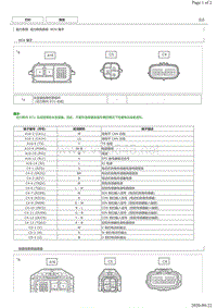 2015年丰田皇冠动力转向电脑端子图