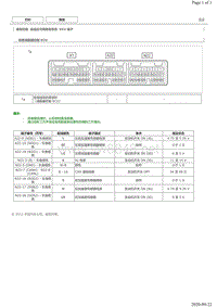 2018年丰田皇冠自适应悬架系统电脑端子图