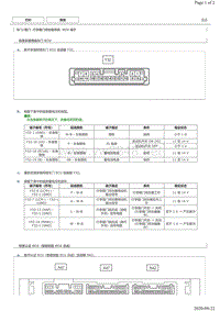 2018年丰田皇冠行李箱门闭合器系统电脑端子图