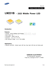 LED光源-LM231B_data_sheet_Rev001