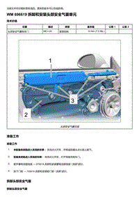 2018年保时捷Boxster（718 912）车型-696619 拆卸和安装头部安全气囊单元