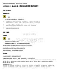 2018年保时捷Boxster（718 912）车型-0101IN 车内设备 - 目视检查是否有损坏和脏污