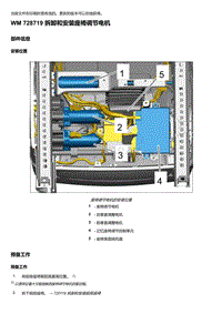 2018年保时捷Boxster（718 912）车型-728719 拆卸和安装座椅调节电机