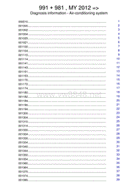 保时捷诊断信息说明-991 981 MY 2012 Diagnosis information - Air-conditioning system