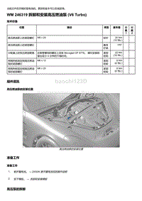 2020年保时捷Panamera（971）车型系列-246319 拆卸和安装高压燃油泵 V6 Turbo