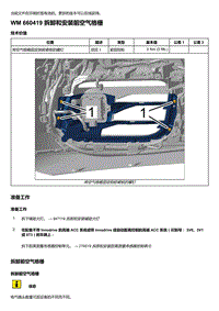 2020年保时捷Panamera（971）车型系列-660419 拆卸和安装前空气格栅